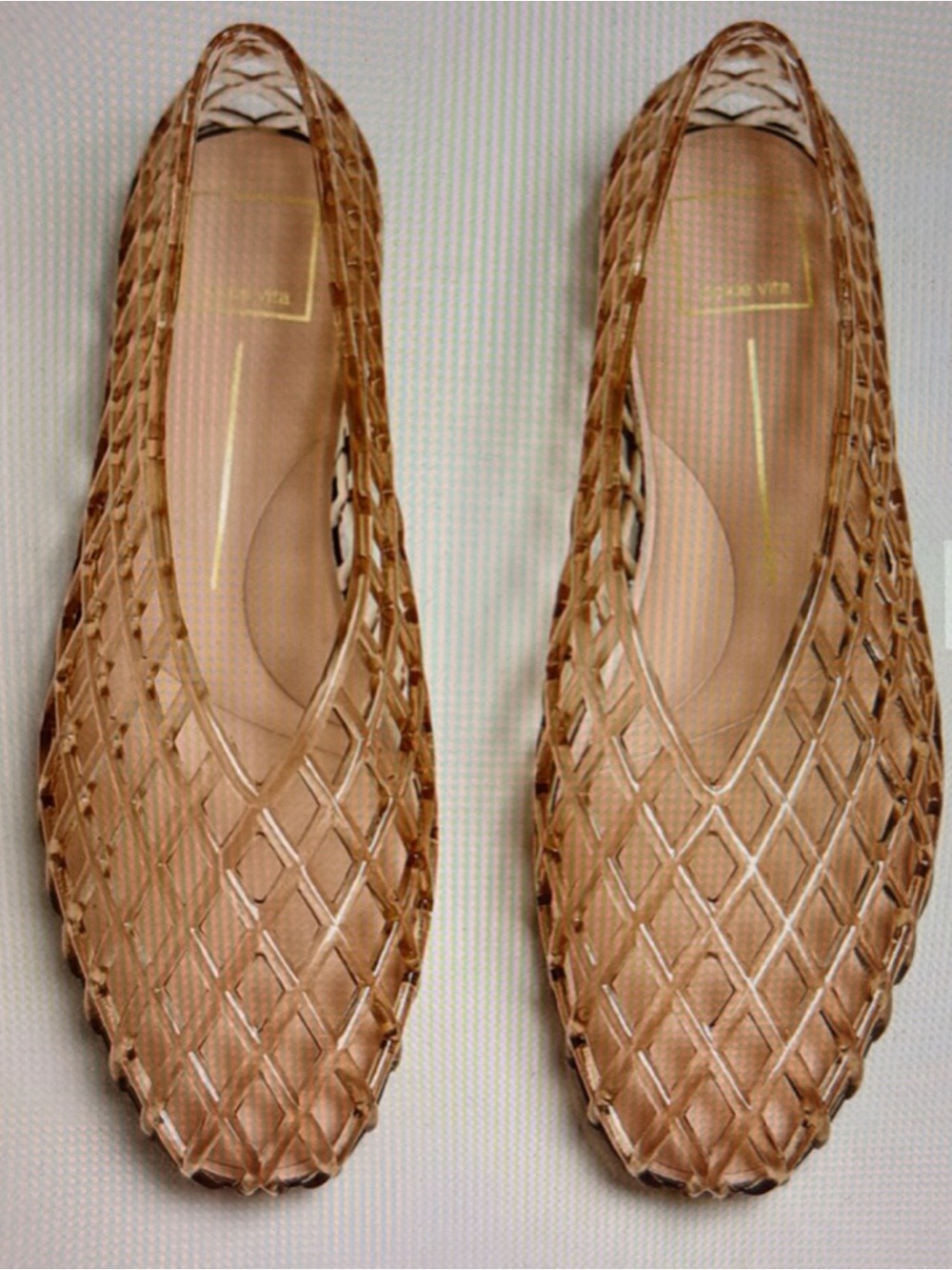 Dolce Vita Jam Mocha Jelly Flats New In The Box